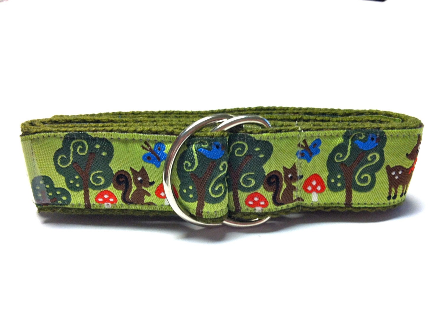 Woodland Whimsy Kids Belt - velcro or D-ring