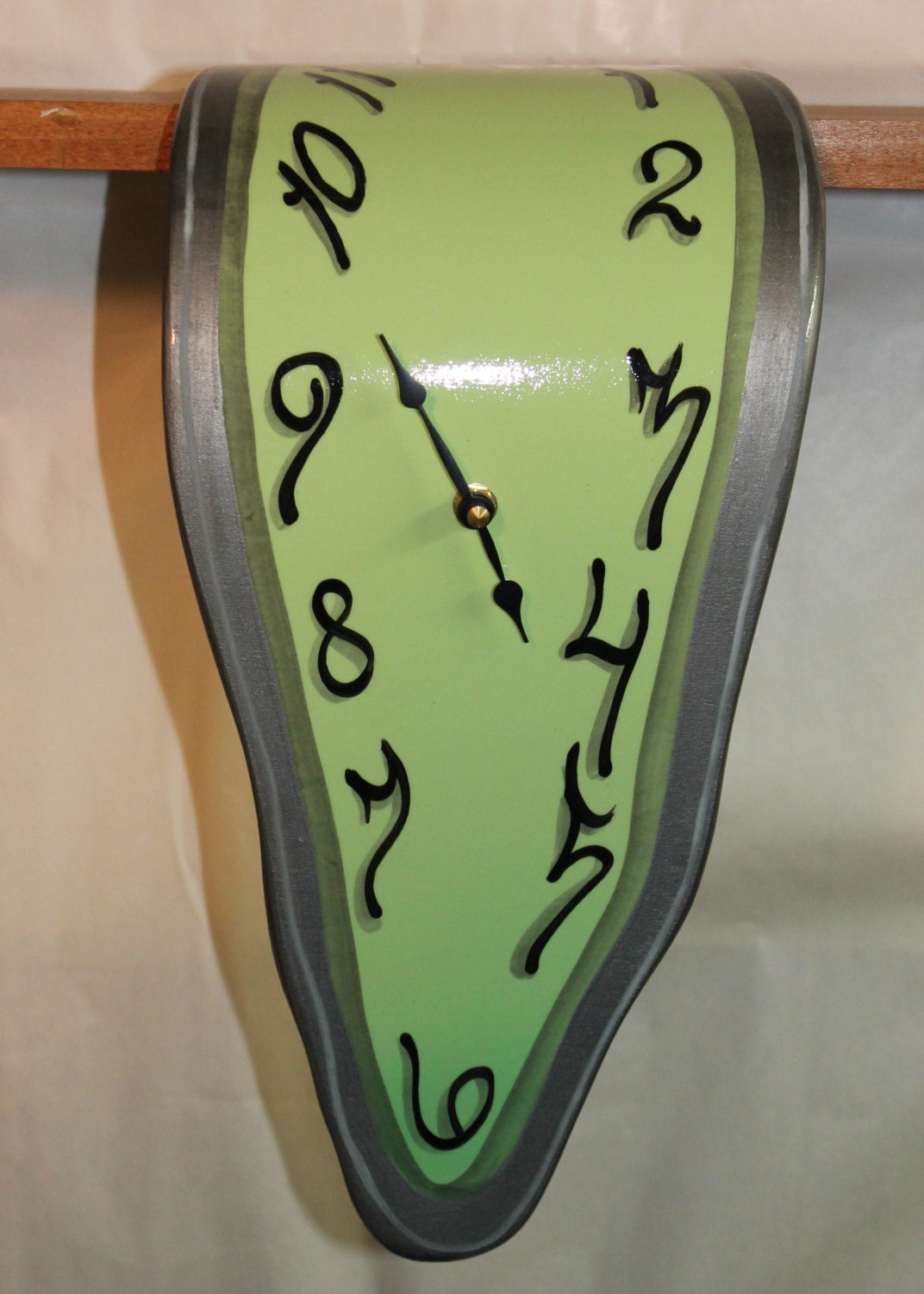 Melting Clock for Shelf or Mantel