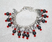 Vampire Bites Charm Bracelet