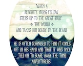 Adventure - Ralph Waldo Emerson Quote on Ocean background - taramcauley Adventure - Ralph Waldo Emerson Quote on Ocean background - taramcauley