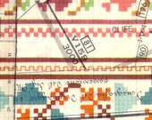 Small, One-of-a-Kind, Handmade Collage: Pattern with "Vikki"