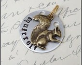 SQUIRREL Dog Flare Collar Charm Tag