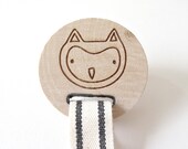 soother clip, pacifier clip, babies, owl