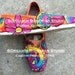 Peace love and paisleys Painted on YOUR TOMS with BLING