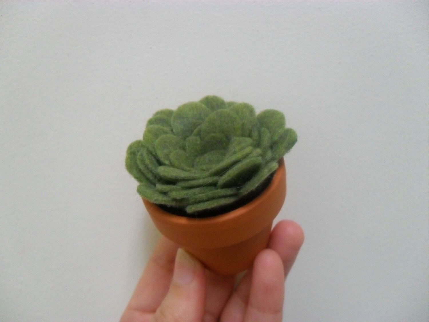 Mini Felt Succulent