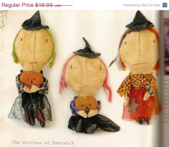 CustomerAppreciation Sale Primitive Witches of Eastwick Large-ready to ship