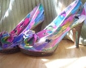 get your party on hand painted shoes
