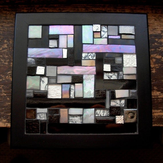 Mosaic Tile in Film Noir Patchwork