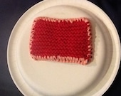 scrap yarn knitted sponge