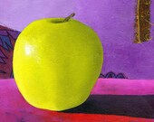 Apple Still Life - Still Life Painting - Apple Painting- Fruit Still Life - 8 x 8