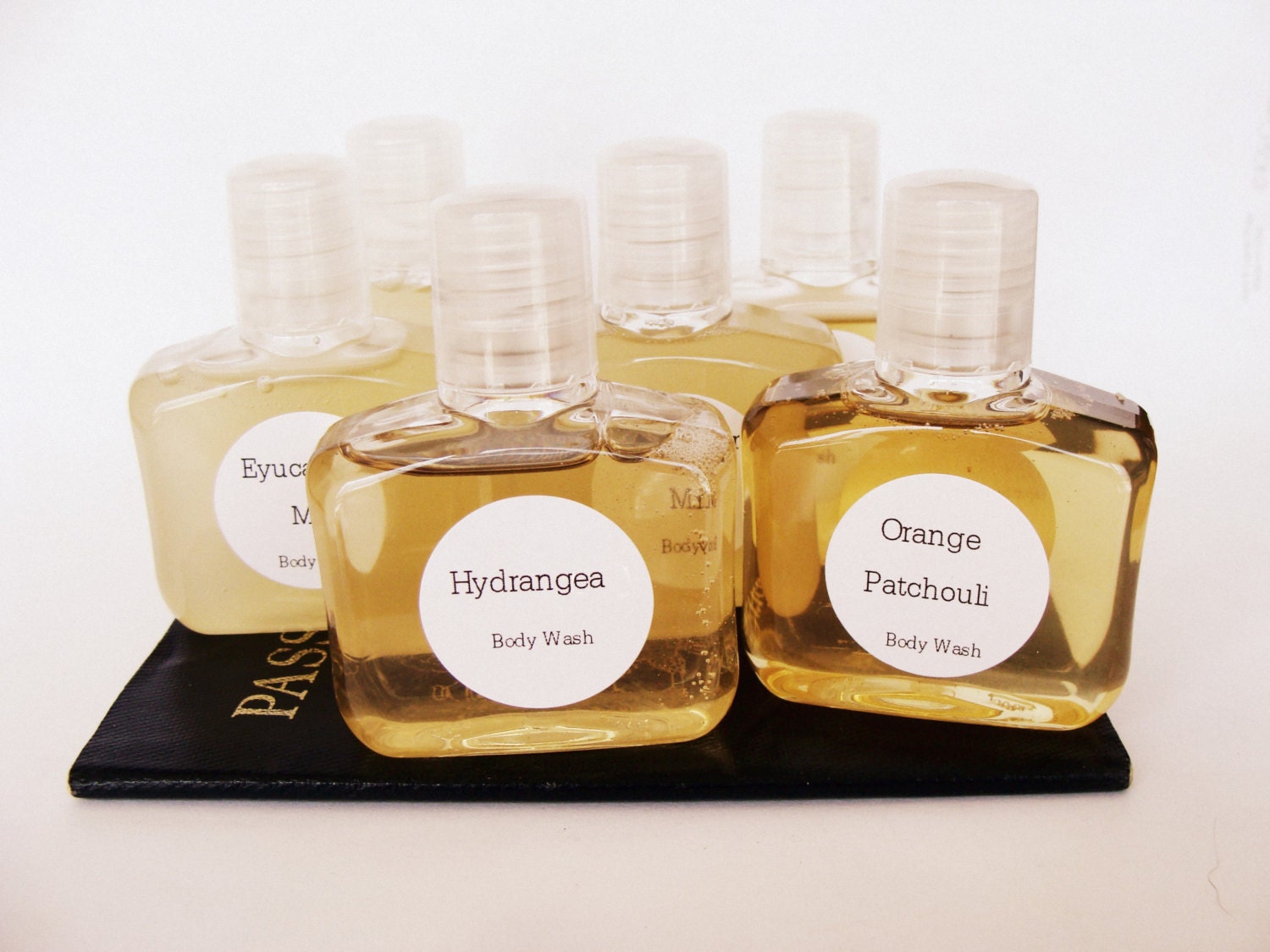 Sample Travel Natural Body Wash  Made From Scratch 1.4 Once Bottle All Natural Liquid Soap Hand Soap Travel Size