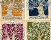 Postcard set - Trees