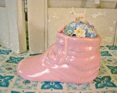 Vintage Teeny Scotty Dog on Baby Shoe Pin Cushion