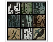 The Beatles Typography Art Print - Take These Broken Wings And Learn To Fly---8X8 SINGLE PRINT