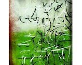 Abstract Modern Art Printable Print 8.5x11: Distant Land