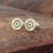 223 winchester remington bullet earrings sterling silver studs gift for him or her
