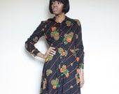 Vintage 70s Wool Blend Dress