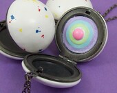 Jawbreaker Locket with candy layers inside