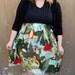 Camping Hunks funny sexy man print Knee-Length Skirt - custom plus size
