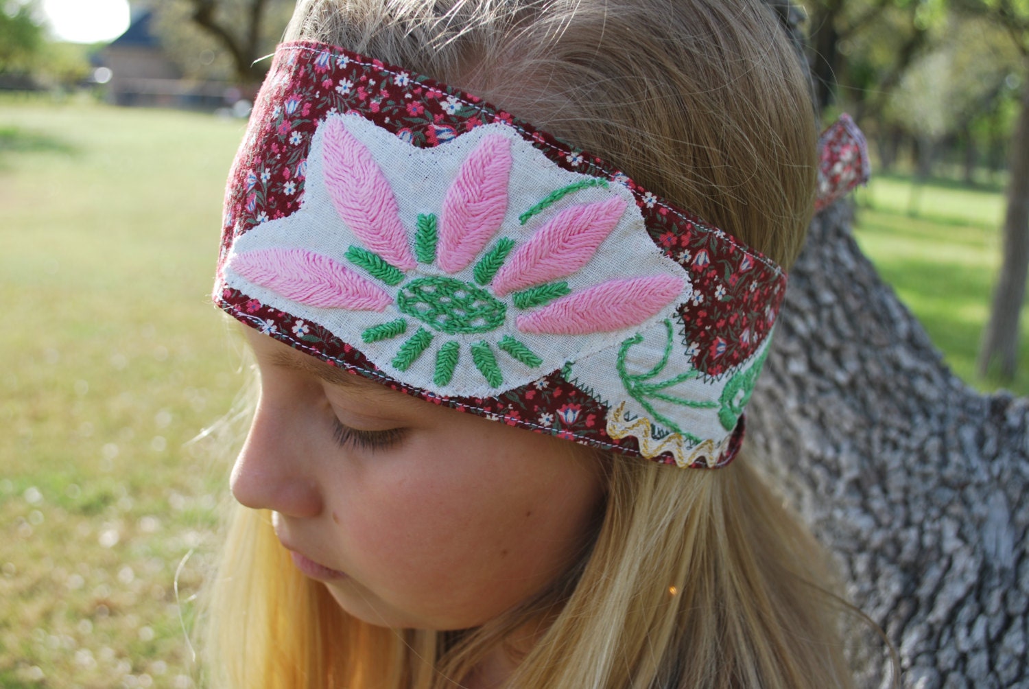 Vintage Bohemian Headband Wrap by Whoopsies Daisies