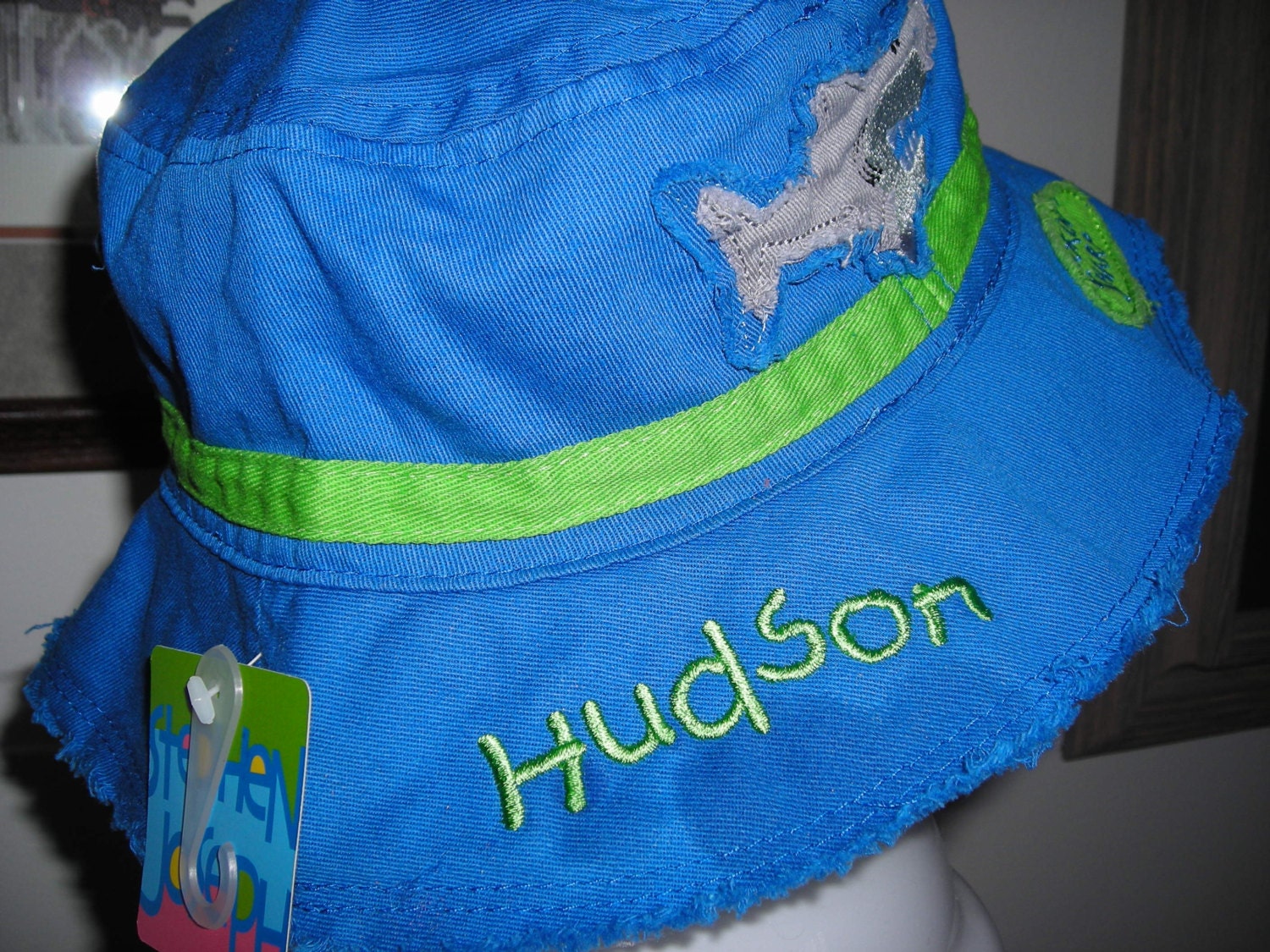 Personalized Stephen Joseph Toddler Bucket Hat Shark by Never Felt Better