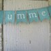 summer.... Burlap Banner