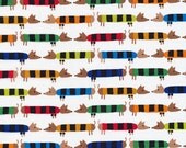 Cloud 9 ORGANIC FABRIC - Ed Emberley - Happy Drawing, Too - Dachsunds