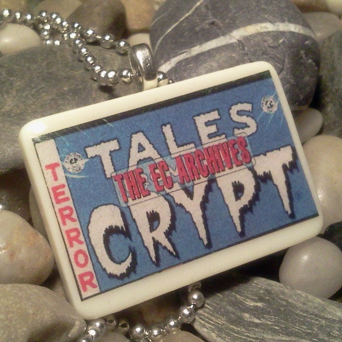 Tales from the Crypt Blue Necklace