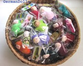 Birthday Party Favors,  10 Waldorf style doll ORIGINAL Pocket babies, Dolls