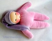 9 inch Pink Elf Doll, Waldorf inspired doll - Waldorf Toy
