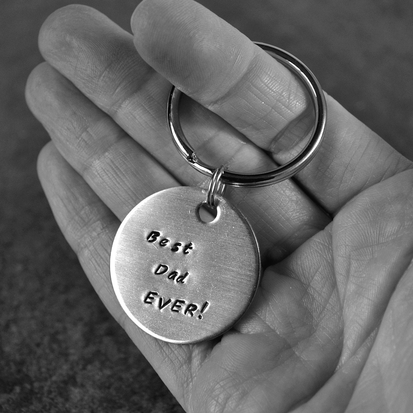 solid copper key chain - you design it