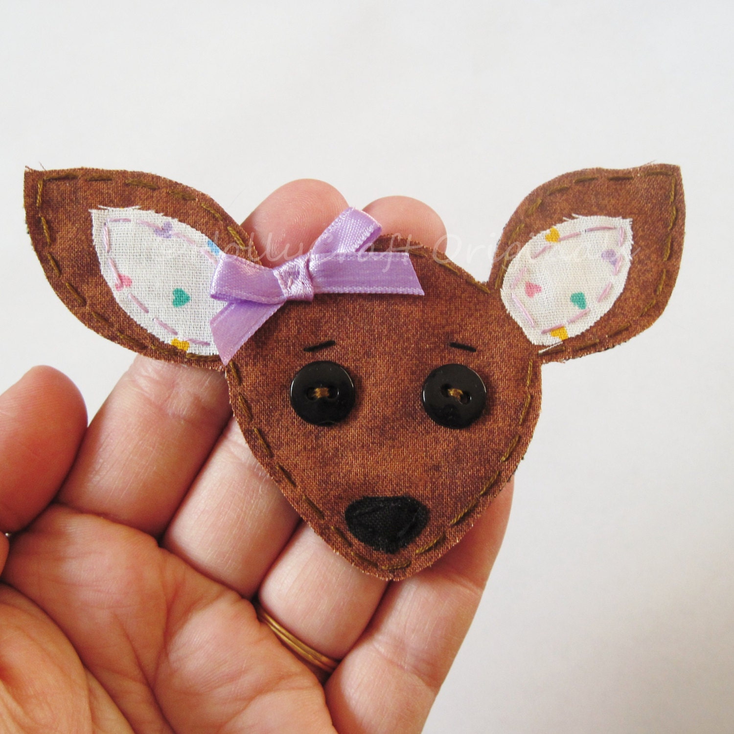 Deer Kangaroo Chihuahua  Applique, Chihuahua, Deer, Kangaroo, Embellishment, Fabric Applique