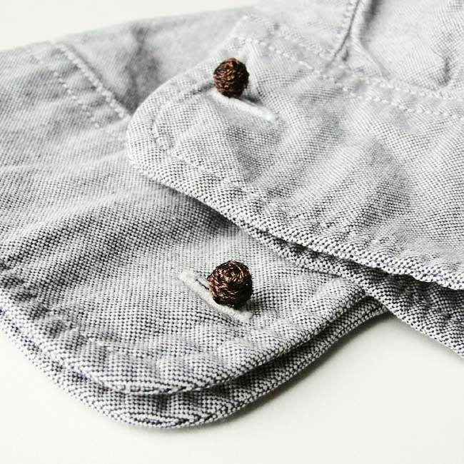 Braided Stud Cuff Links