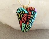 Heart Pendant Necklace - Heartbeat