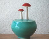 Mushrom Jar in Jade