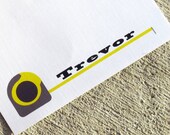 Personalized Notepads Tape Measure- Set of 2 Fathers Day Gift