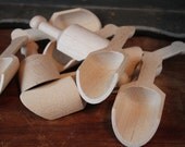Candy Scoops-- set of 4 -- wood, bath salts, spices, sprinkles, candy bar, Il_170x135