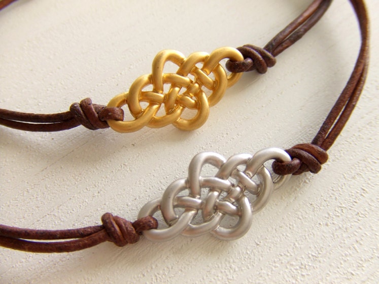 Endless Knot Jewelry Bracelet, Simple Wearable Jewelry, Gift for Her, Under 20