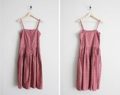 1970s Cacharel dress / floral silk dress / floral sundress