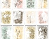 Instant Download Printable Art Journal or Scrapbook Papers - 36 Papers - JPG and PDF (1005)