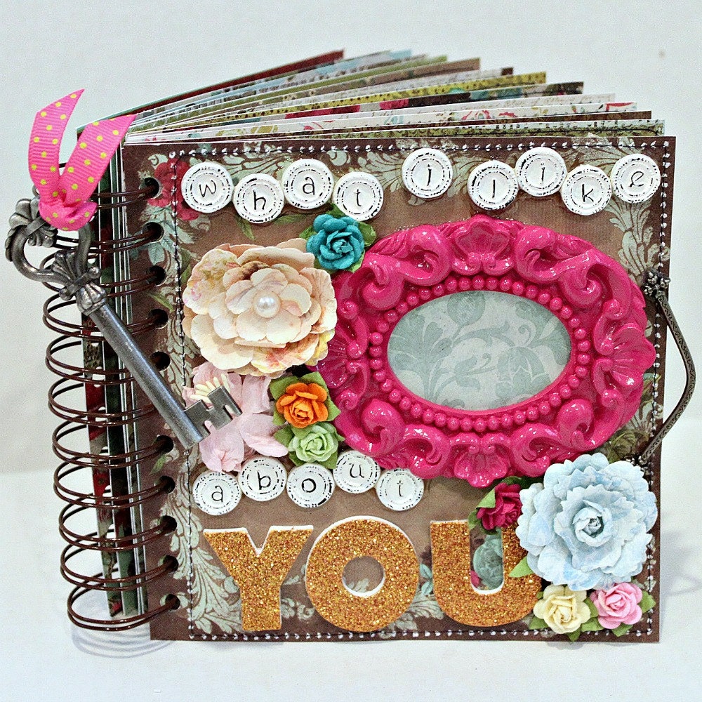 WHAT I LIKE About You A-Z Scrapbook Scrapbooking Photo Album