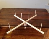 Large Maple Yarn Swift Winder Adjustable Skeinwinder with Clamp Base