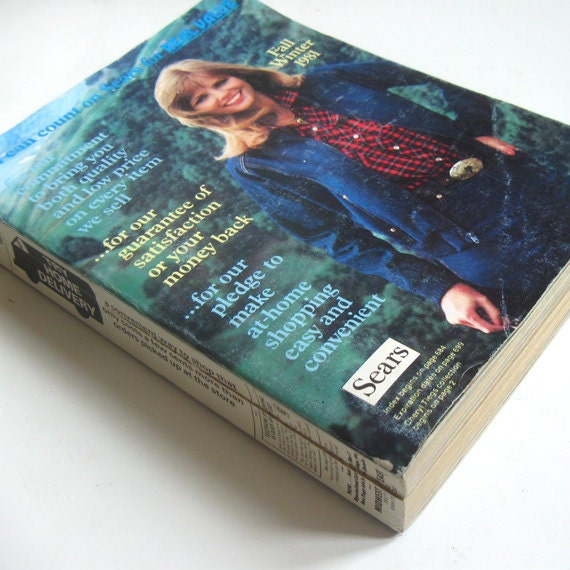 Vintage 80s Sears Catalog - 1623 Pages Thick - Cheryl Tiegs Collection - 1981 Catalogue