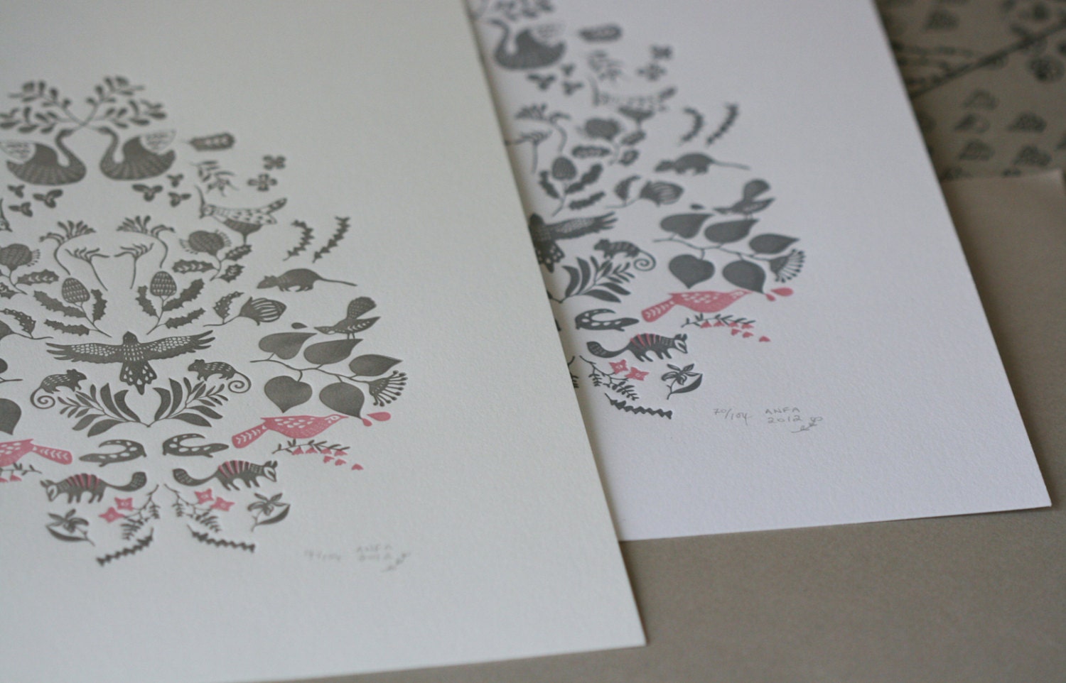 Swan River Colony - Letterpress Print