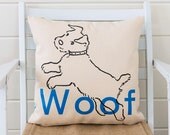 Woof pillow