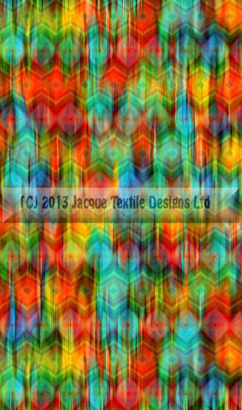 Fiber Art Abstract Art Fabric Rainbow Colors Bright Bold Shapes Hand Created