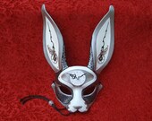 March-of-Time Hare V19... leather clockwork rabbit mask