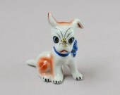 Vintage French Terrier Dog Figurine 1940s Japan