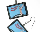Up-CycledSlide  Bicycle Earrings - Ashira's Masi - Bars