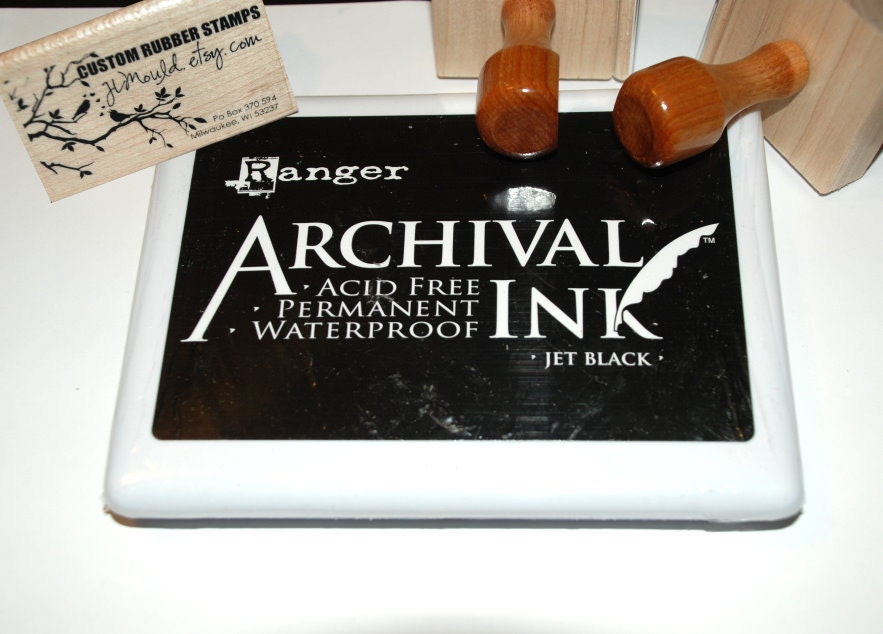 JLMould Rubber  HUGE 4x6 Ink Pad Archival Ink Pad - you choose the color